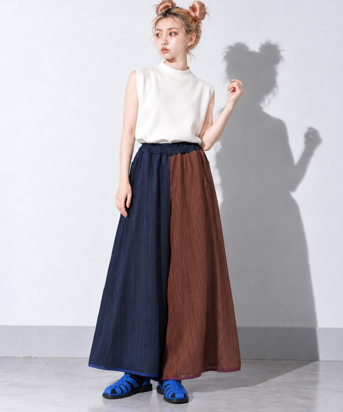 先行予約 BEDSIDEDRAMA / RELAXED PLEATED PANTS