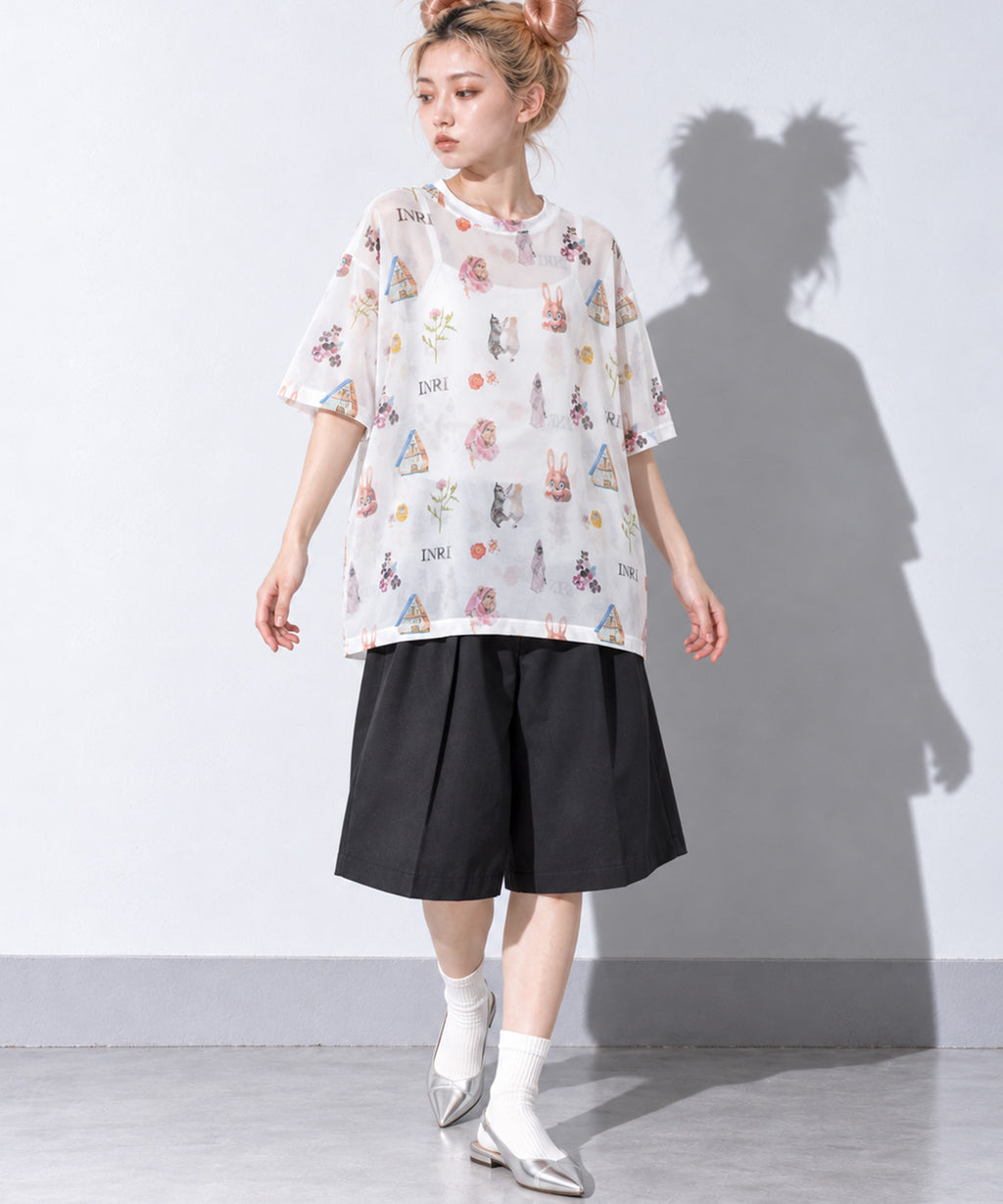 先行予約 BEDSIDEDRAMA / NOSTALGIC SHEER TEE