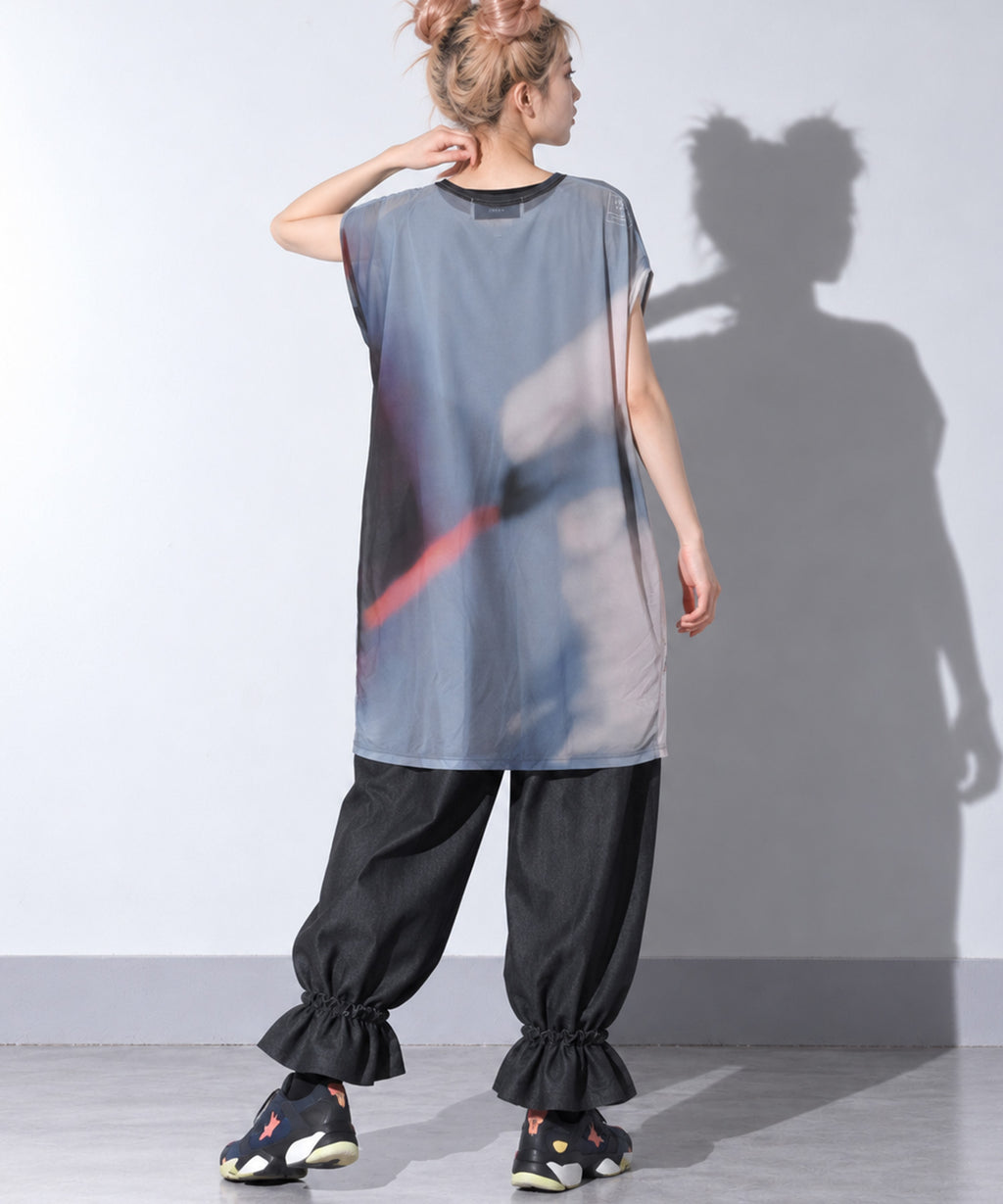 先行予約 BEDSIDEDRAMA / DIM PRINT DRESS