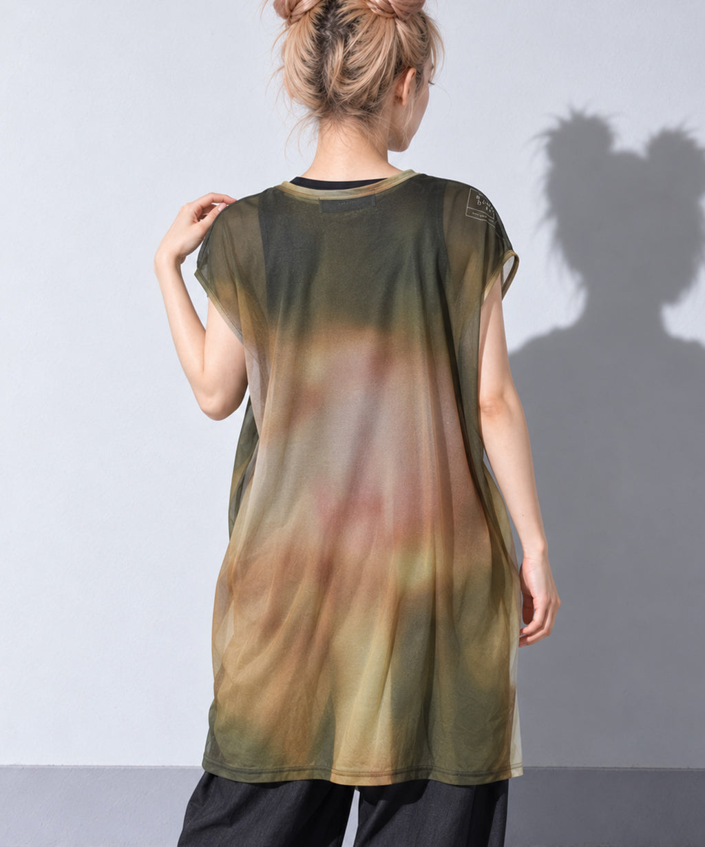 先行予約 BEDSIDEDRAMA / DIM PRINT DRESS