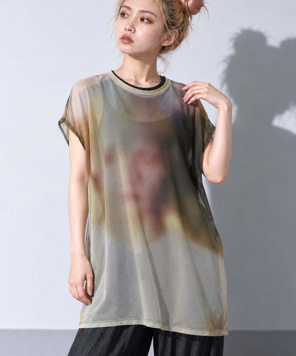 先行予約 BEDSIDEDRAMA / DIM PRINT DRESS