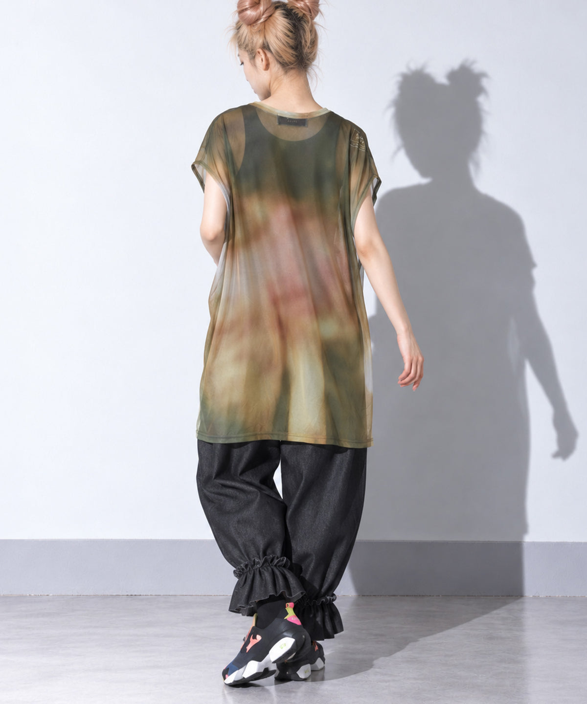 先行予約 BEDSIDEDRAMA / DIM PRINT DRESS