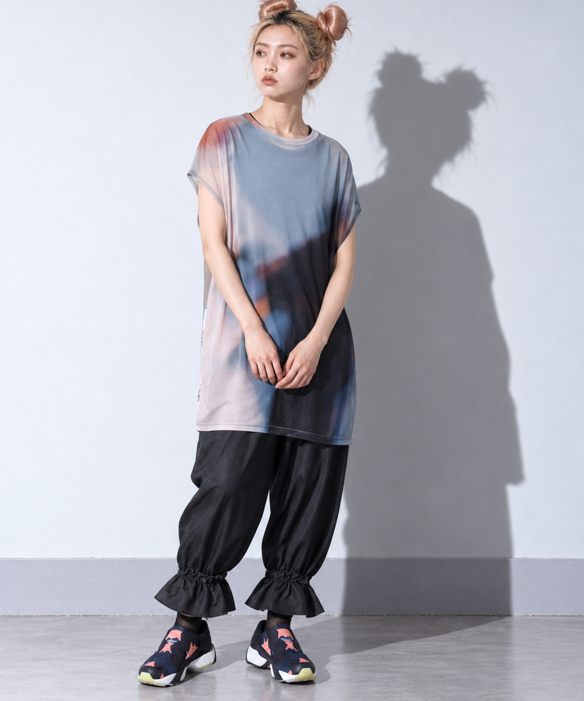 先行予約 BEDSIDEDRAMA / DIM PRINT DRESS
