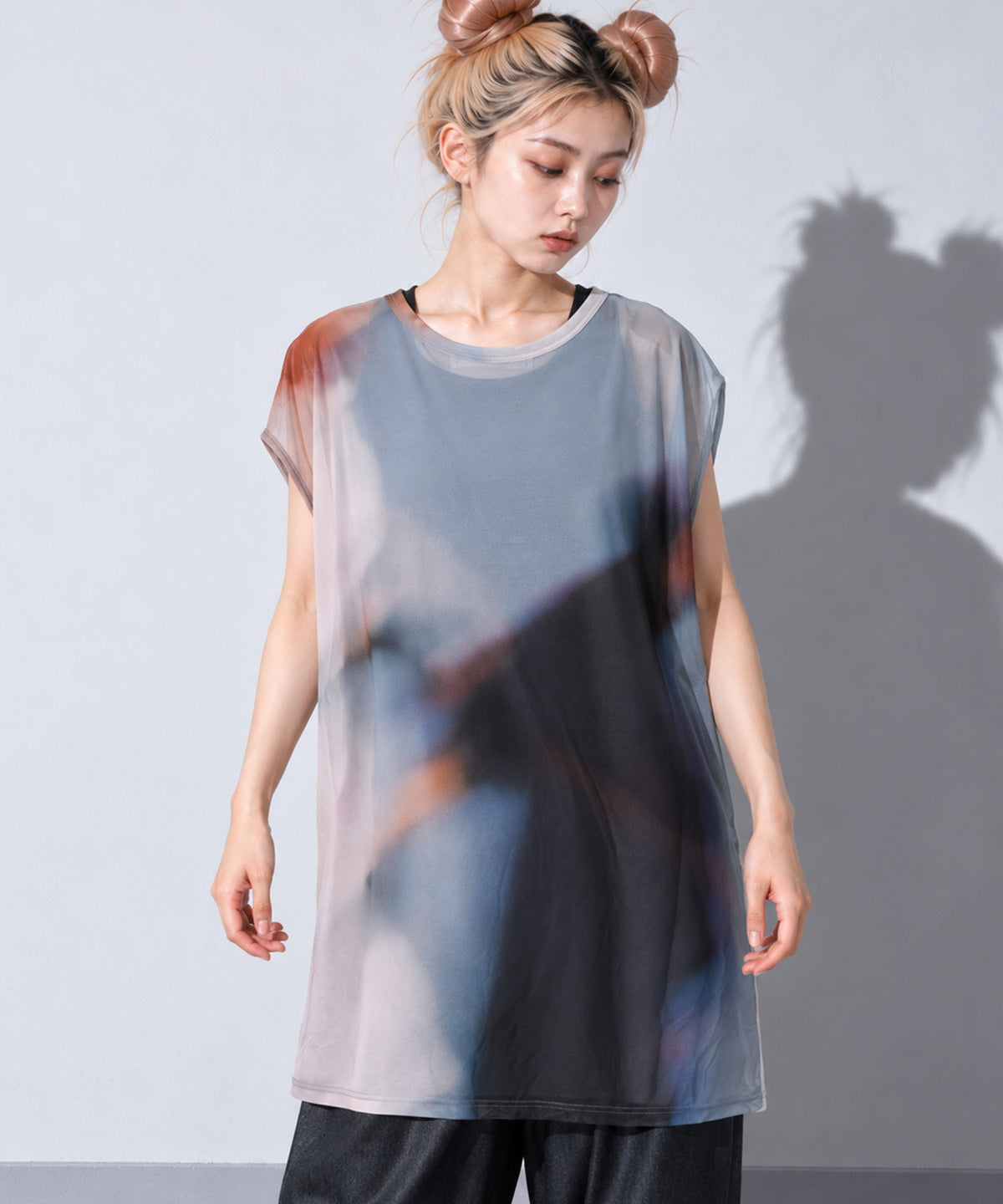 先行予約 BEDSIDEDRAMA / DIM PRINT DRESS