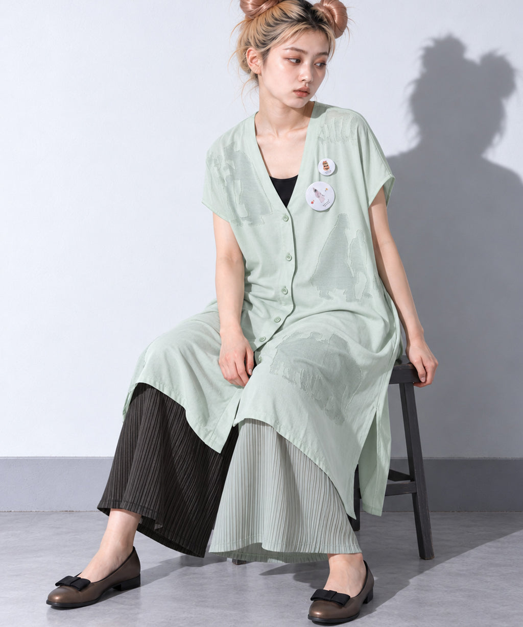 先行予約 BEDSIDEDRAMA / SHEER TALES DRESS