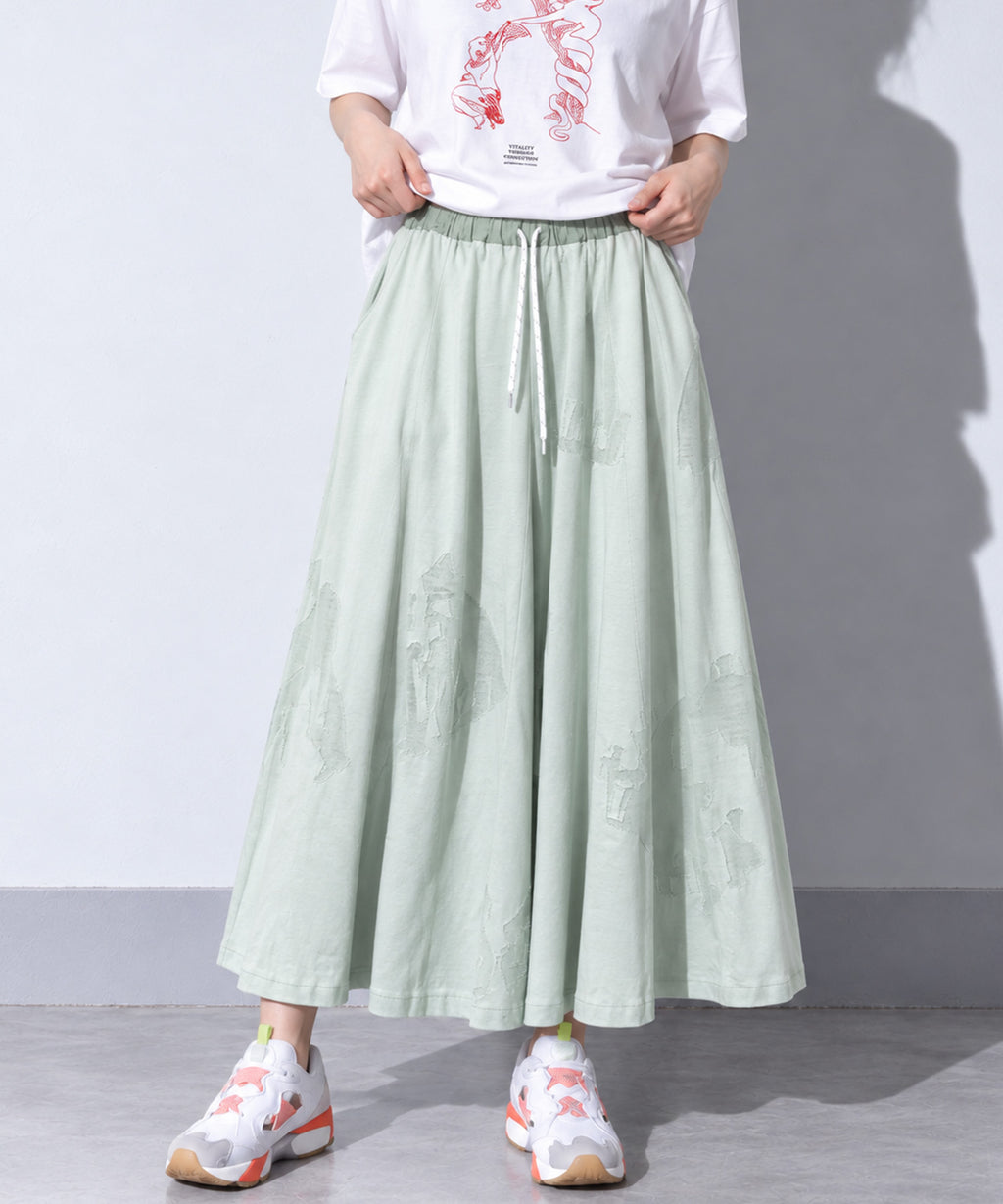 先行予約 BEDSIDEDRAMA / SHEER TALES CIRCLE PANTS