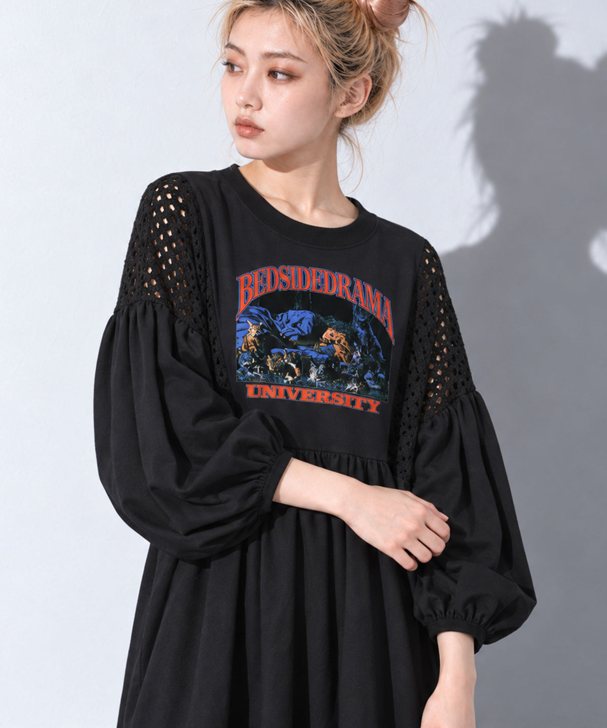 先行予約 BEDSIDEDRAMA / MIXTURE MEMORY DRESS プリント有りver