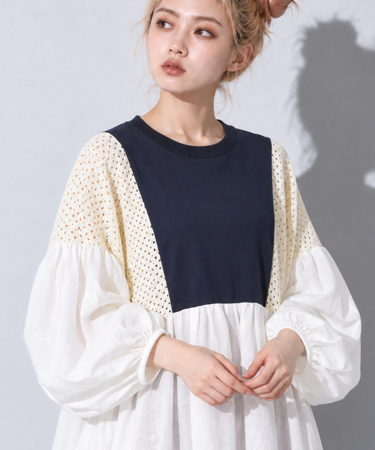 先行予約 BEDSIDEDRAMA / MIXTURE MEMORY DRESS 無地ver