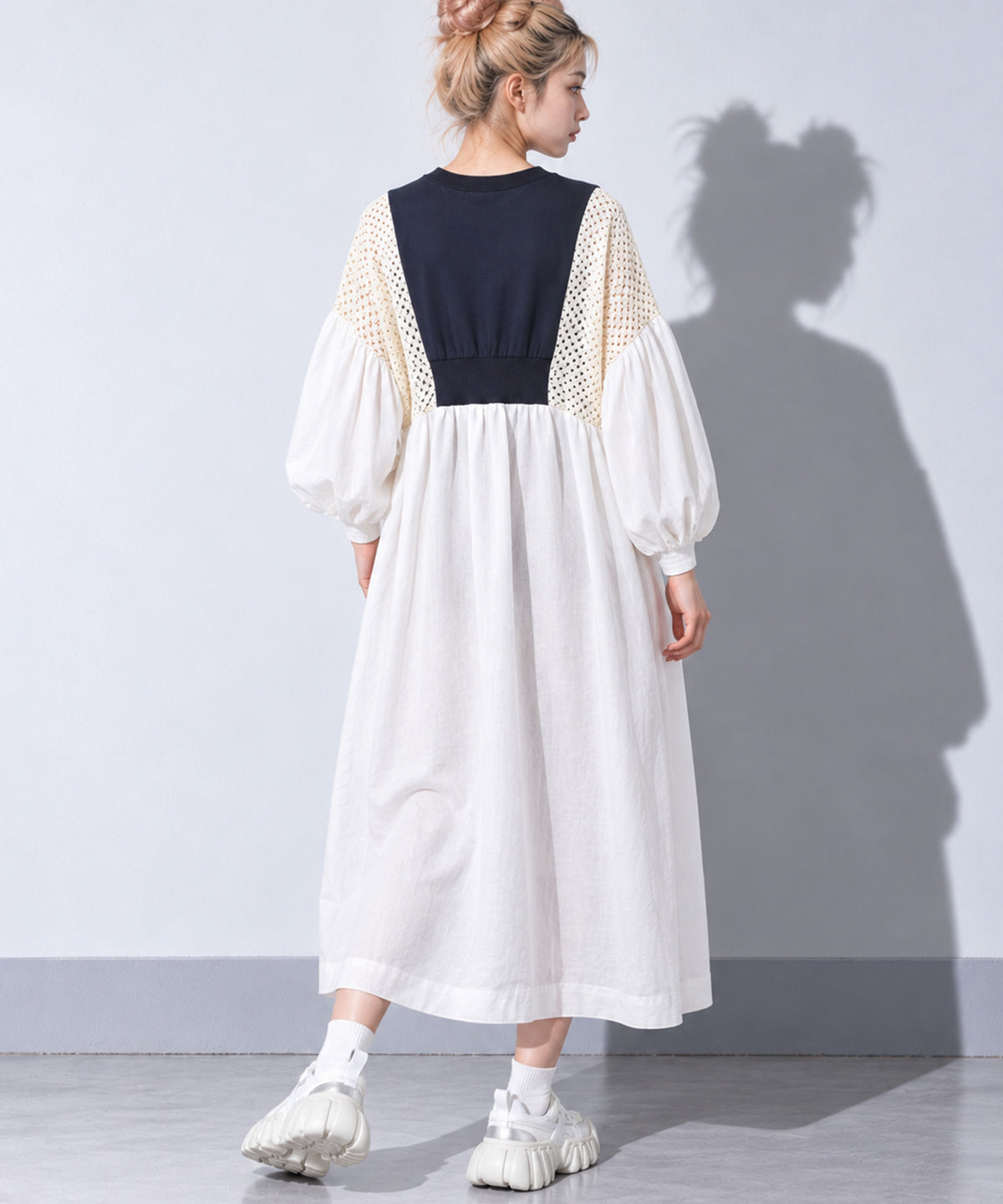 先行予約 BEDSIDEDRAMA / MIXTURE MEMORY DRESS 無地ver