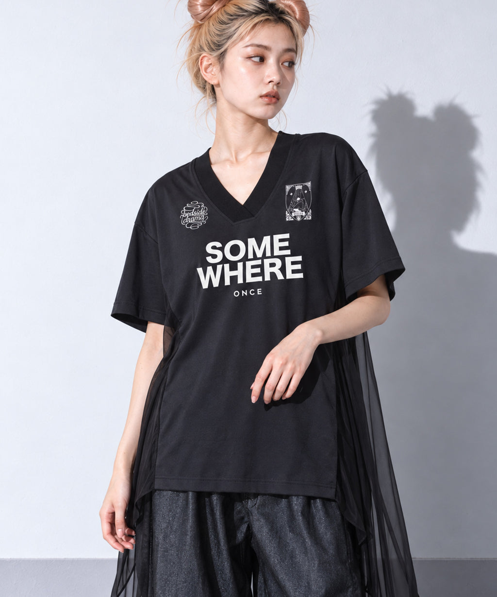 先行予約 BEDSIDEDRAMA / COZY UNIFORM DRESS TEE