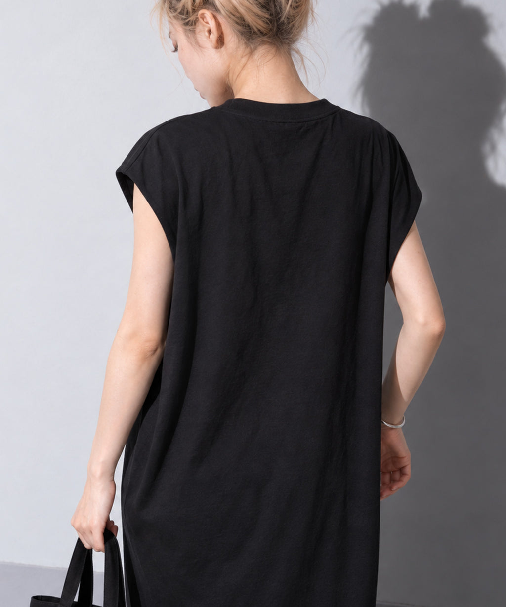 先行予約 BEDSIDEDRAMA / RELAX TEE DRESS_A