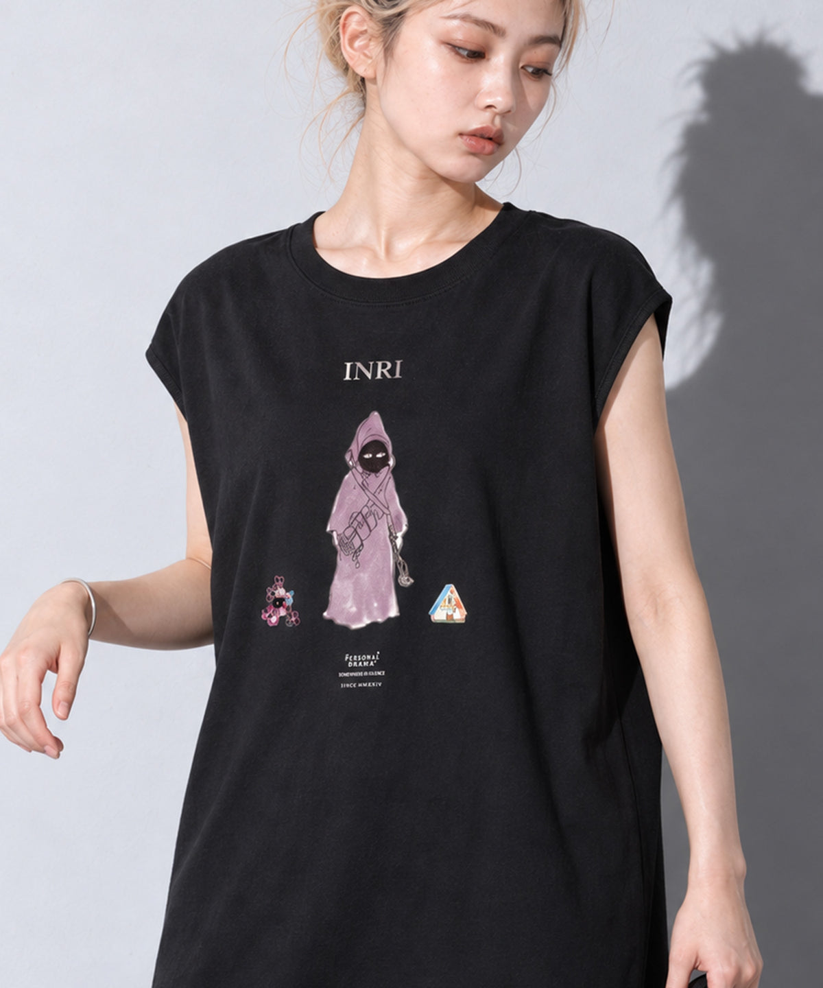 先行予約 BEDSIDEDRAMA / RELAX TEE DRESS_A