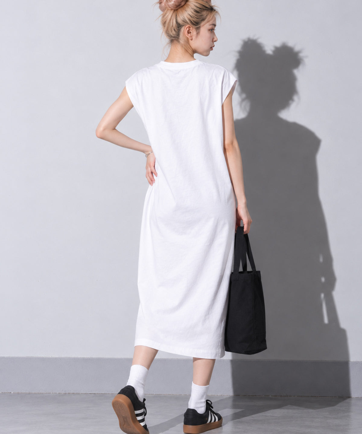 先行予約 BEDSIDEDRAMA / RELAX TEE DRESS_C