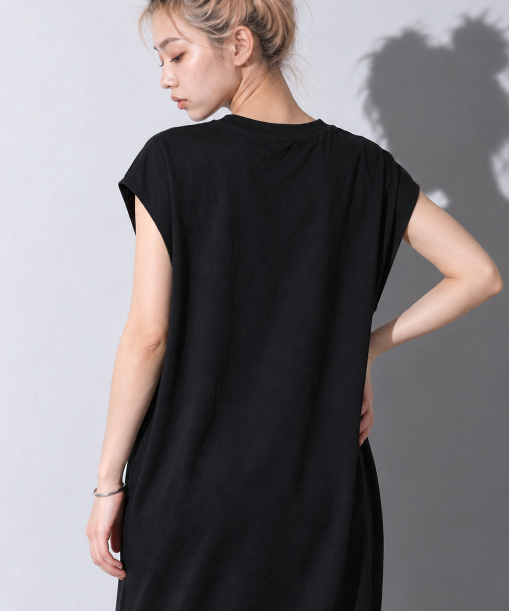 先行予約 BEDSIDEDRAMA / RELAX TEE DRESS_D