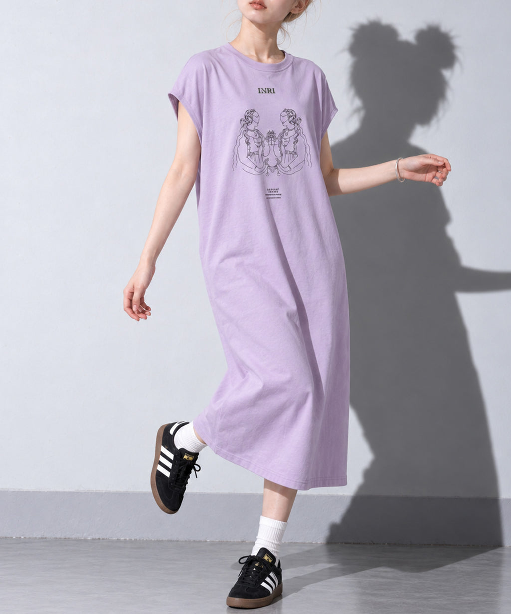 先行予約 BEDSIDEDRAMA / RELAX TEE DRESS_E