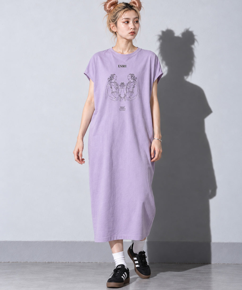 先行予約 BEDSIDEDRAMA / RELAX TEE DRESS_E