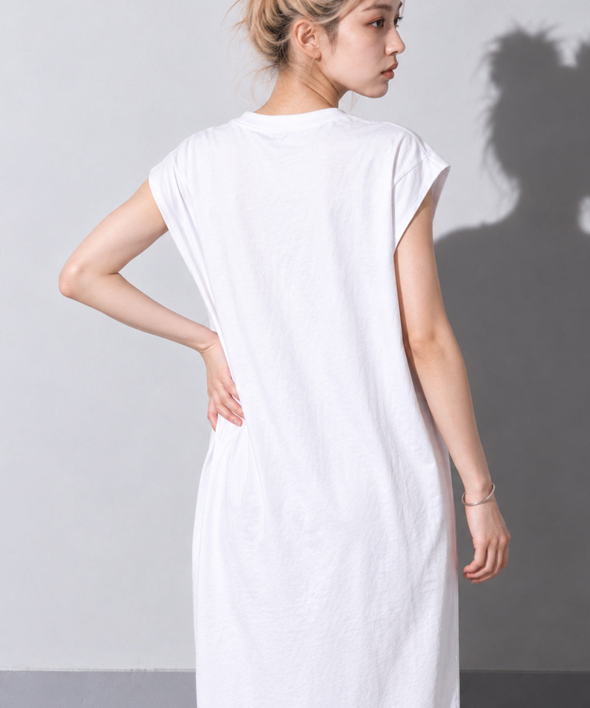 先行予約 BEDSIDEDRAMA / RELAX TEE DRESS_F