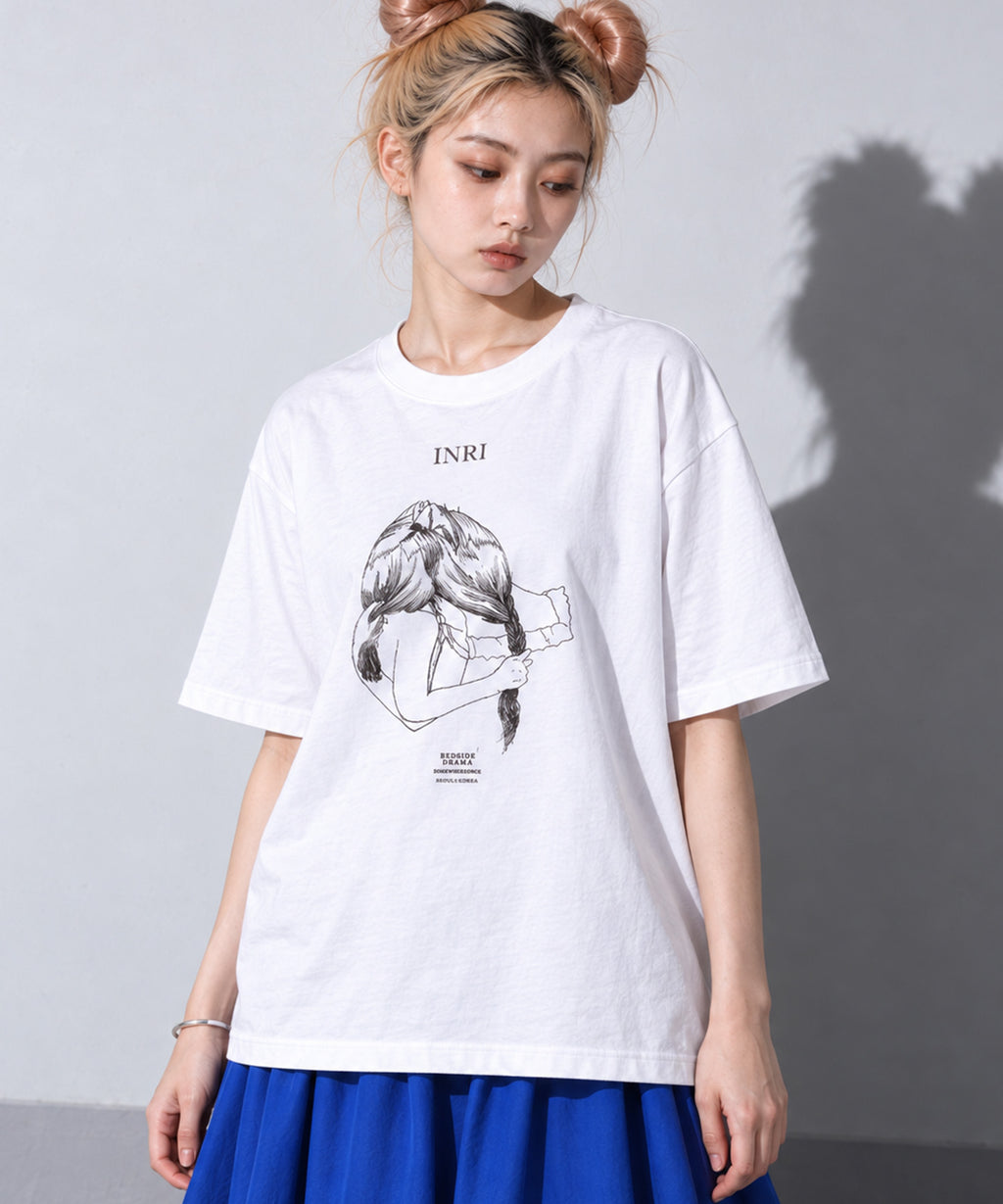 先行予約 BEDSIDEDRAMA / RELAX TEE_C
