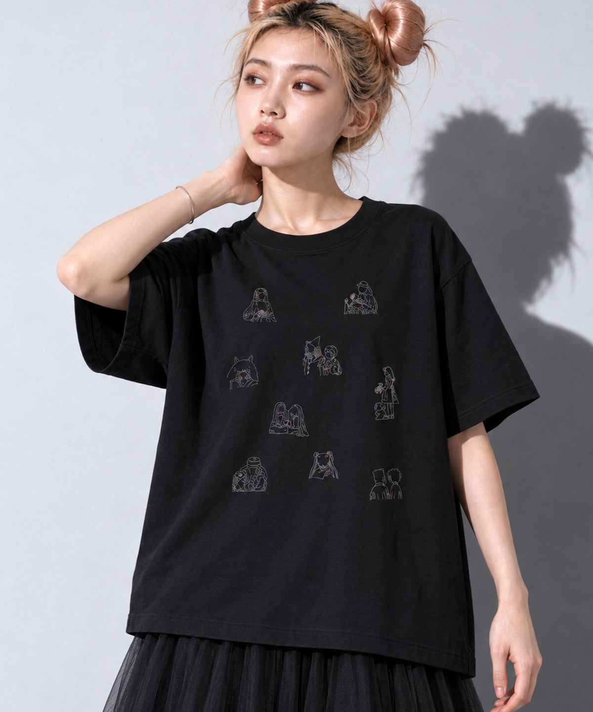 先行予約 BEDSIDEDRAMA / RELAX TEE_F