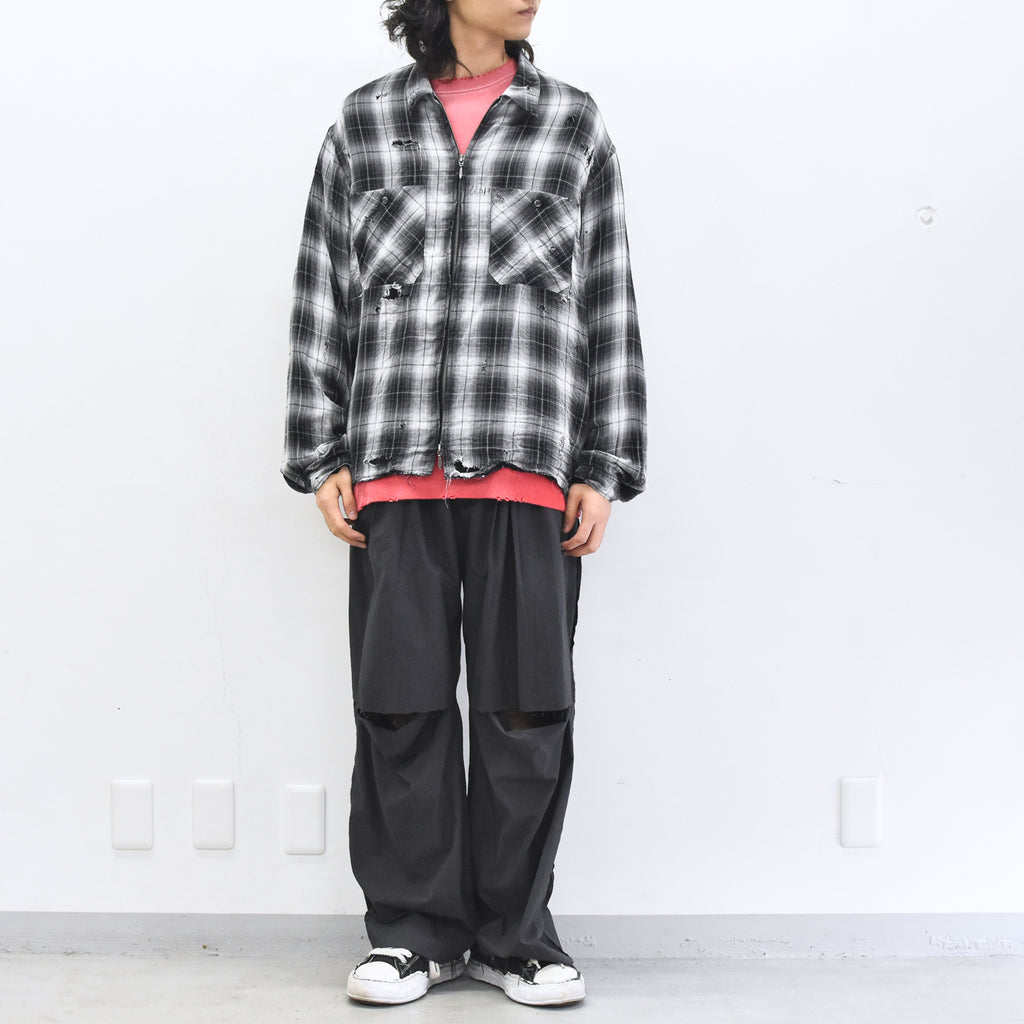 THE JEAN PIERRE / Grunge Destroy Kurt Shirt - BLACK