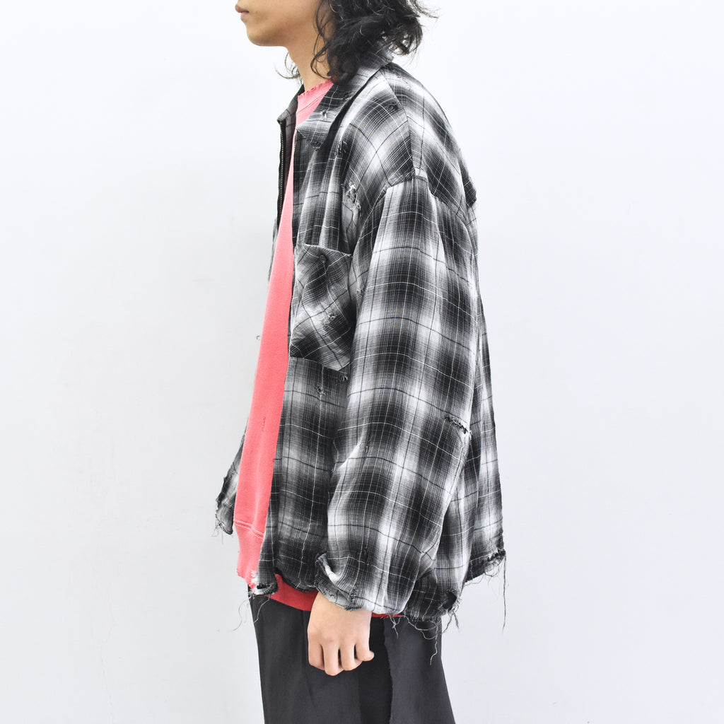 THE JEAN PIERRE / Grunge Destroy Kurt Shirt - BLACK