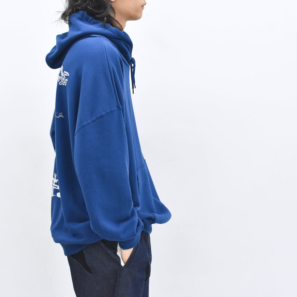 BODYSONG. / HOODIE - PHOTOCHROMIC - OHIANA  - BLUE