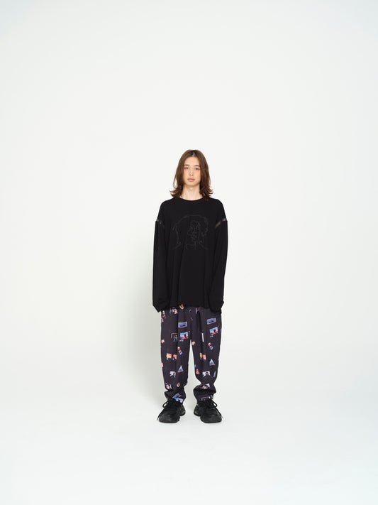 STOF / ONE-LOVE EMBROI L/S SAMUE T-SHIRT
