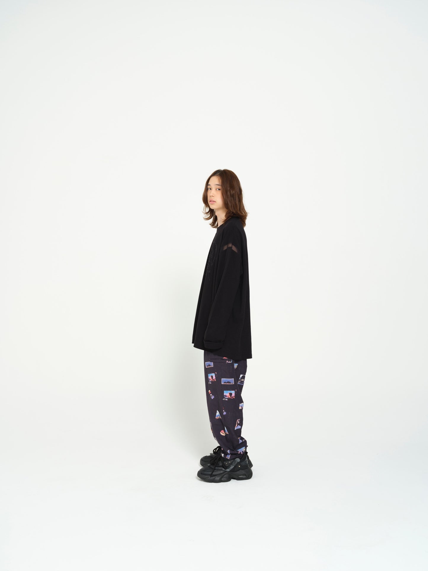 STOF / ONE-LOVE EMBROI L/S SAMUE T-SHIRT