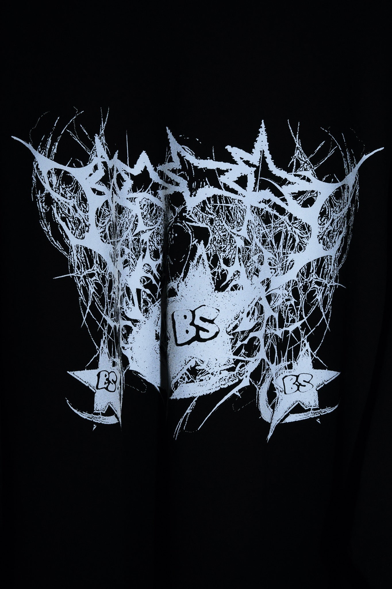 BODYSONG. / 先行予約 TEE/REFLECTOR/STAR - BLACK