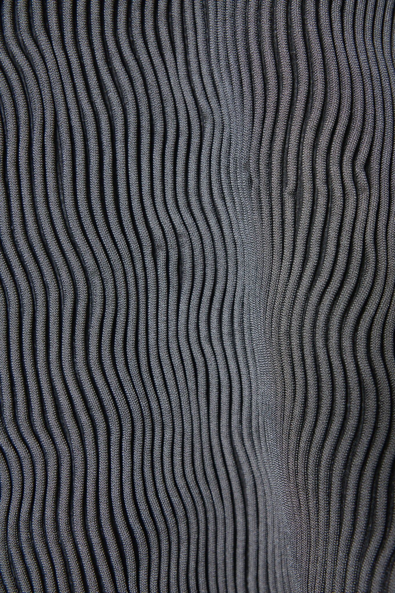 BODYSONG. / 先行予約 SEAMLESS ASYMMETRICAL KNIT F25 / RIB - GREY