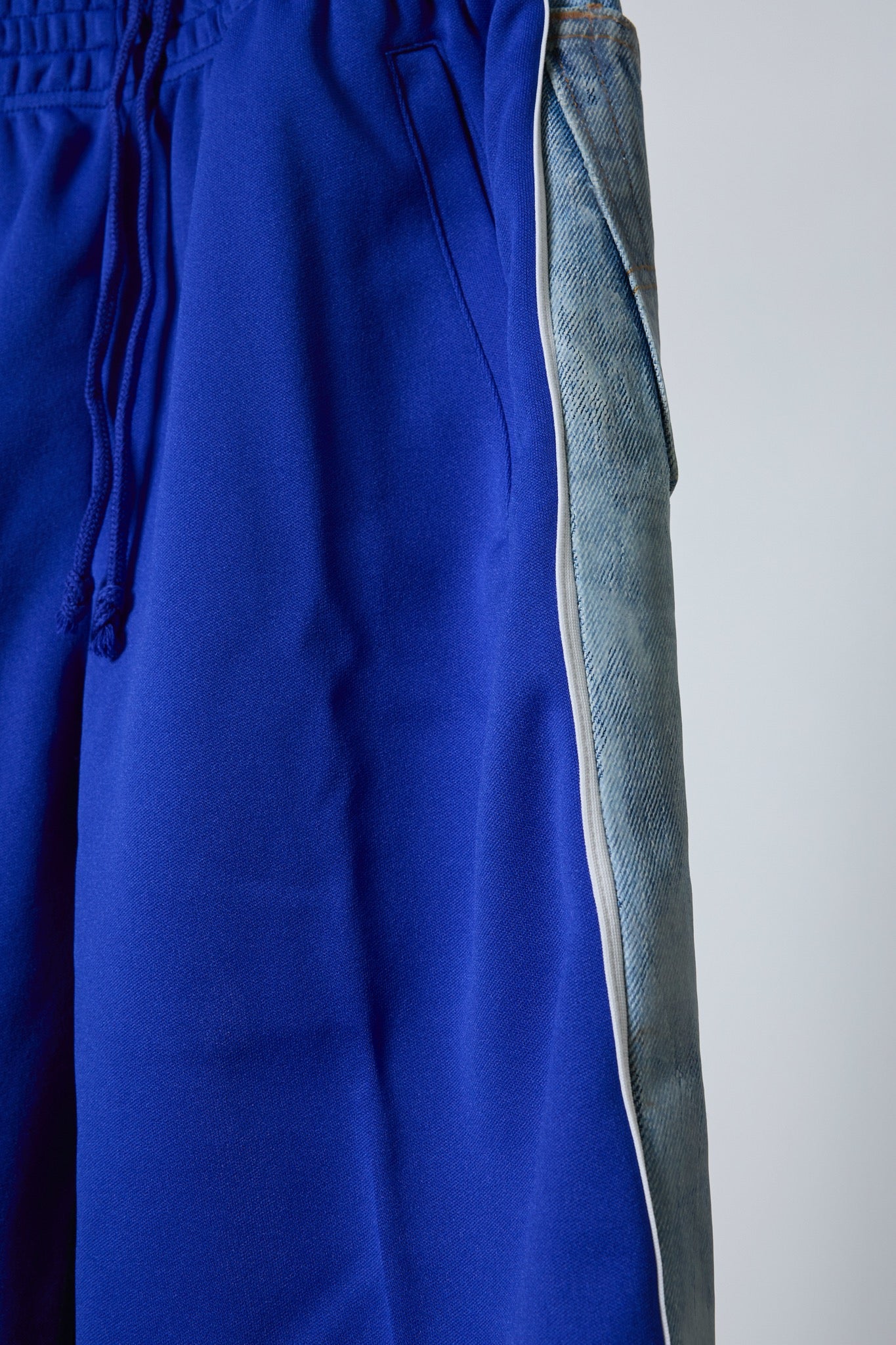 BODYSONG. / 先行予約 REF COATED VDENIM B + LAYERED JERSEY - BLUE