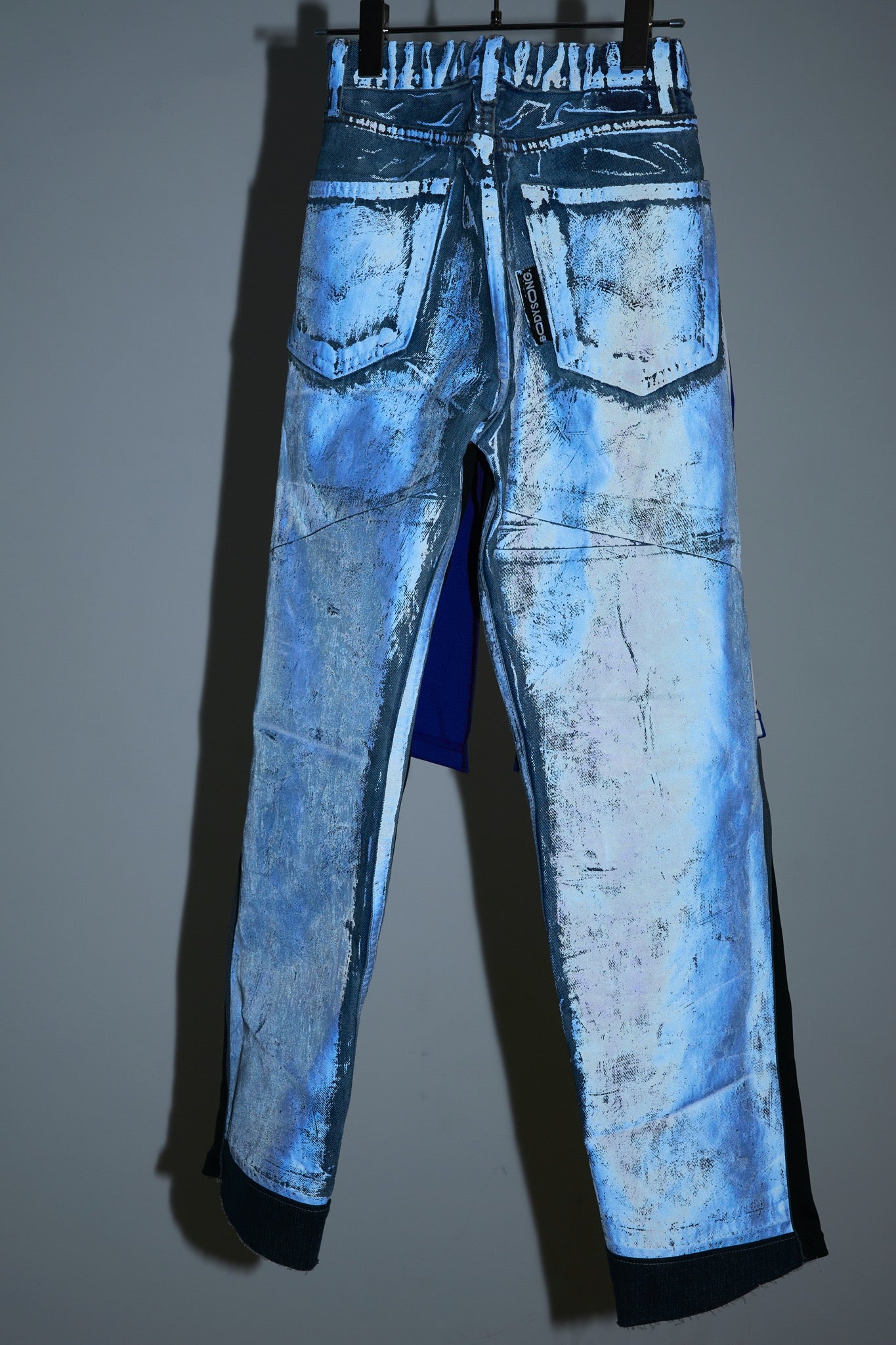 BODYSONG. / 先行予約 REF COATED VDENIM B + LAYERED JERSEY - BLUE