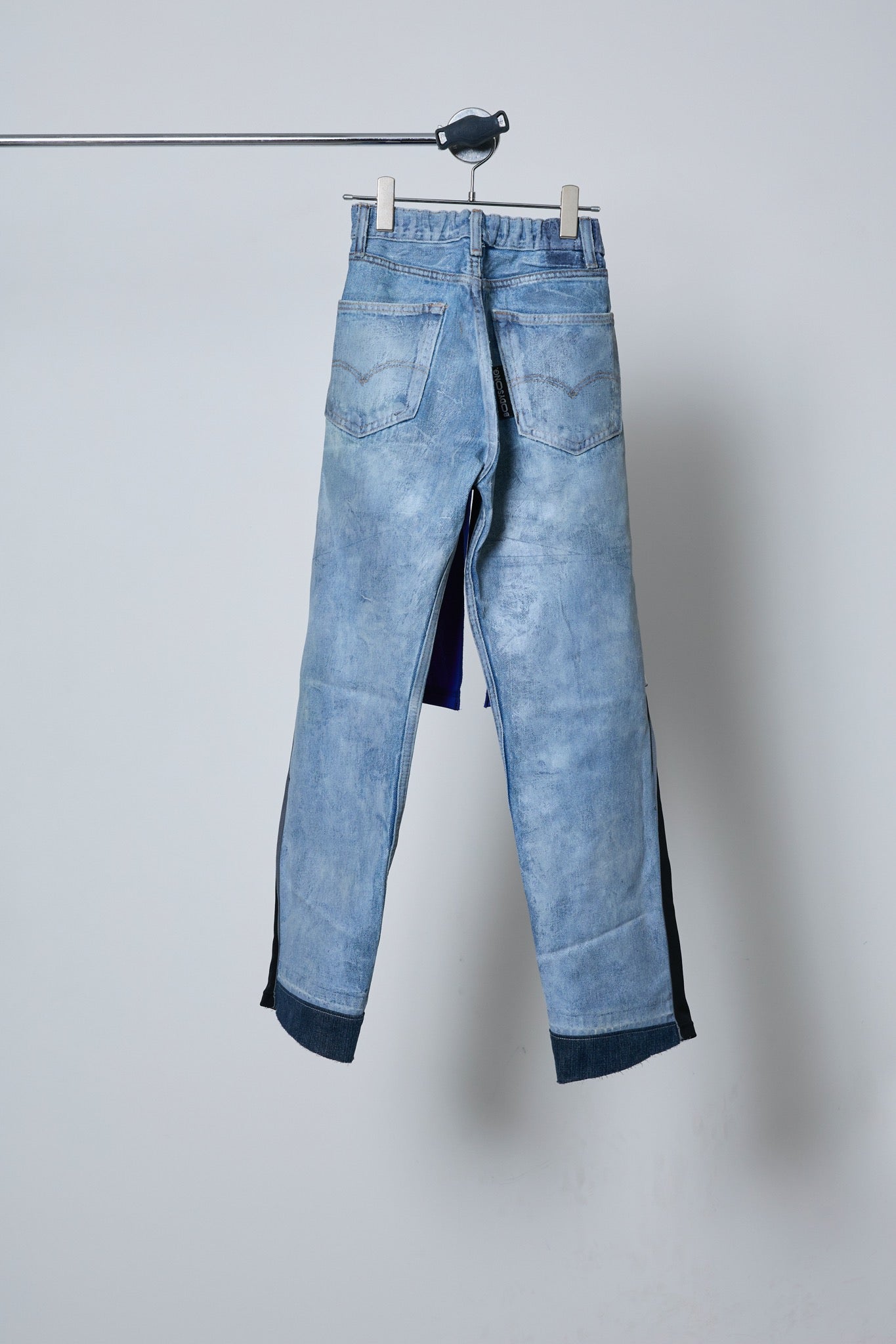 BODYSONG. / 先行予約 REF COATED VDENIM B + LAYERED JERSEY - BLUE