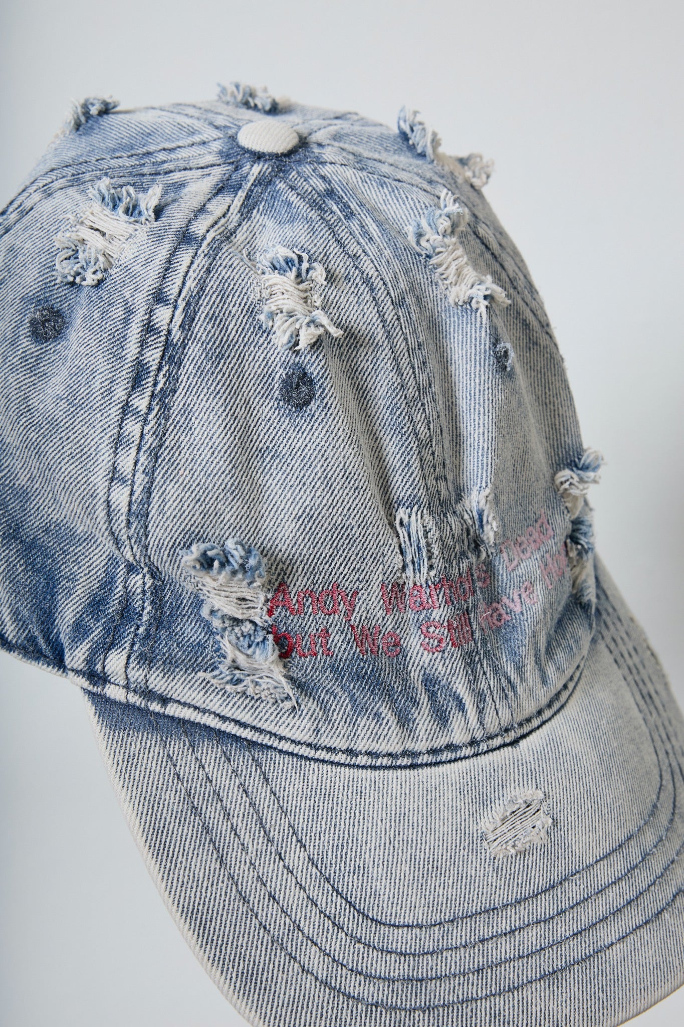 BODYSONG. / 先行予約 DAMAGED DENIM CAP THEME - BLUE