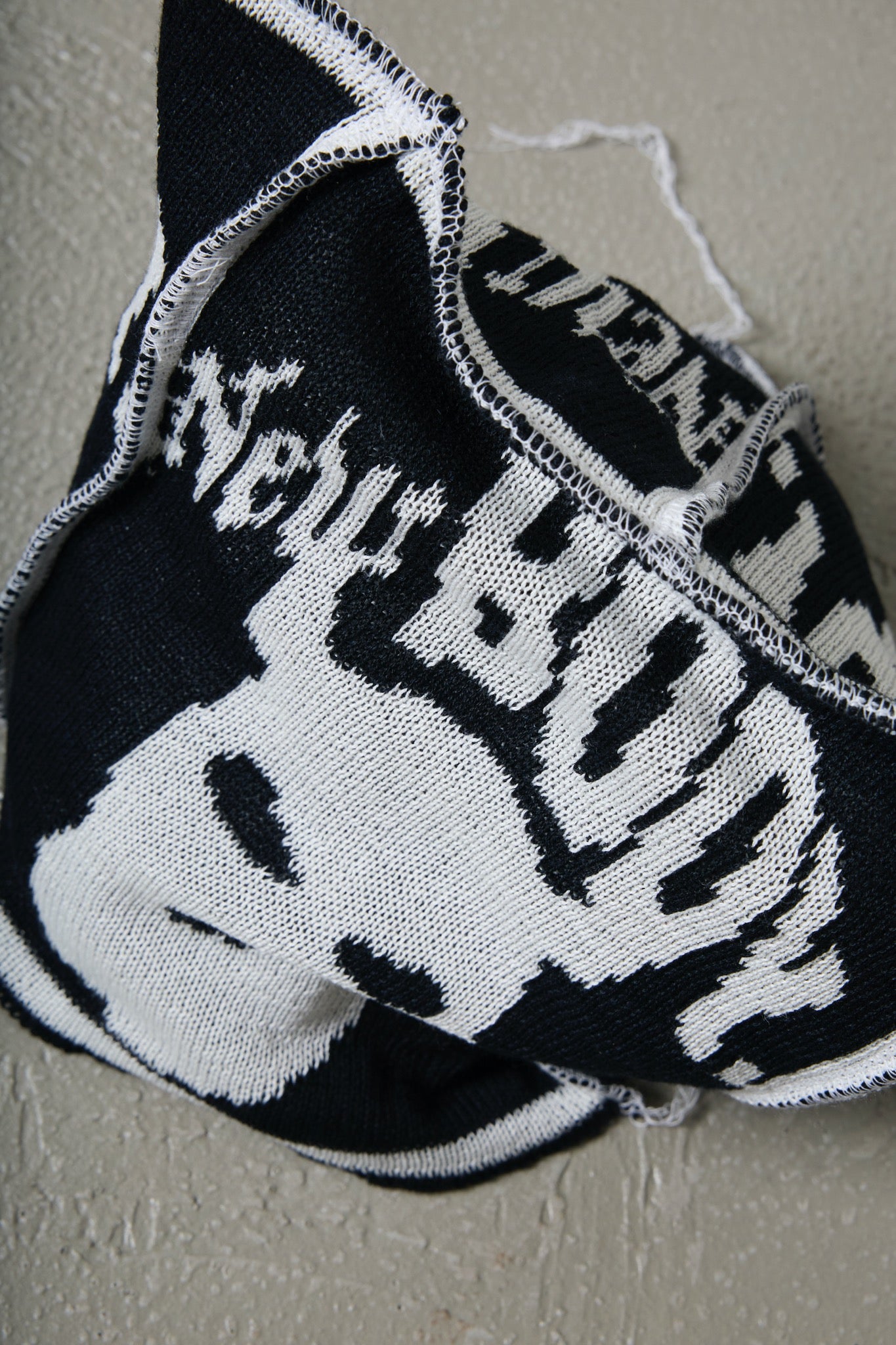 BODYSONG. / KNIT HAT CHARACTERS COLLECTION - BLACK FACE