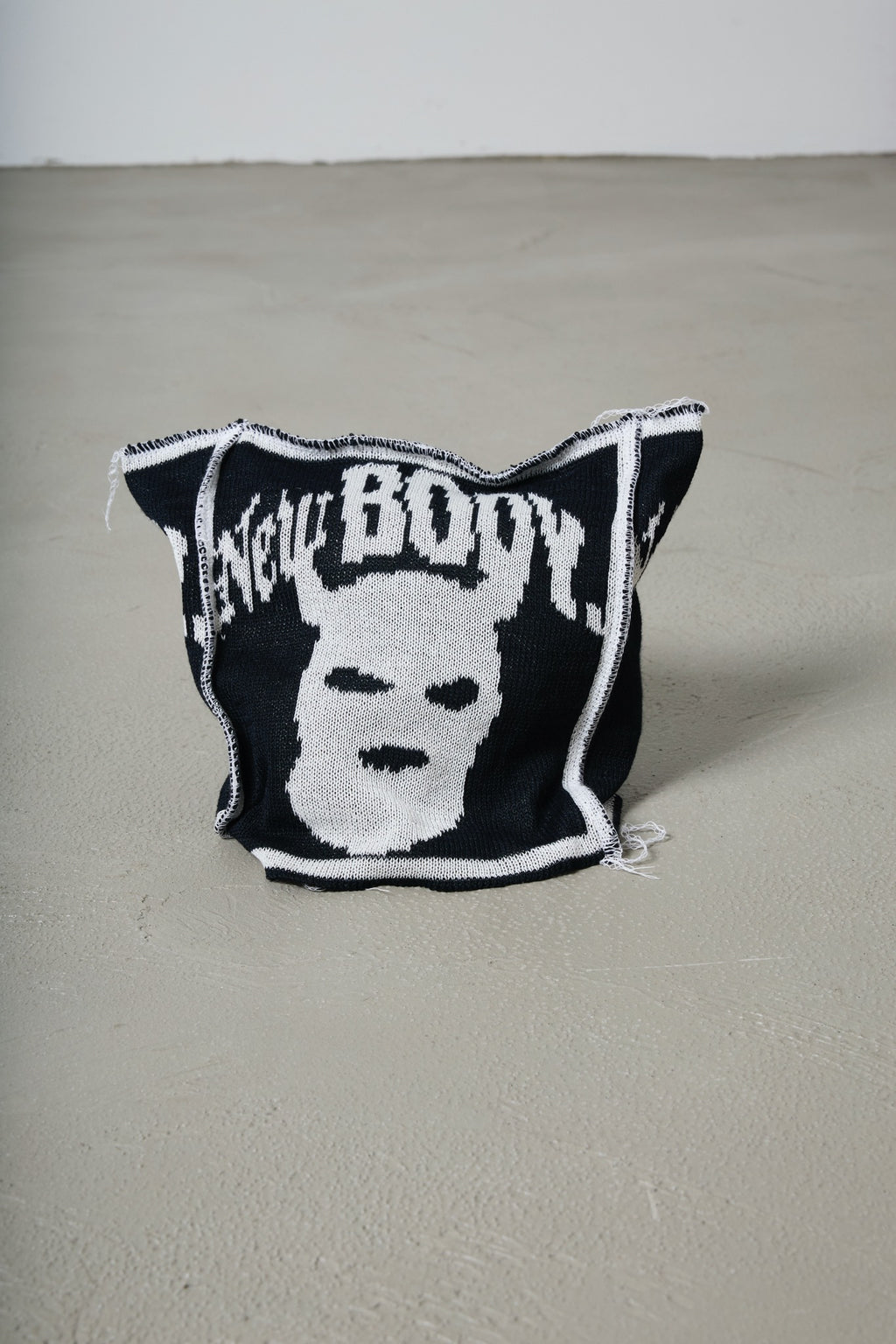 BODYSONG. / KNIT HAT CHARACTERS COLLECTION - BLACK FACE