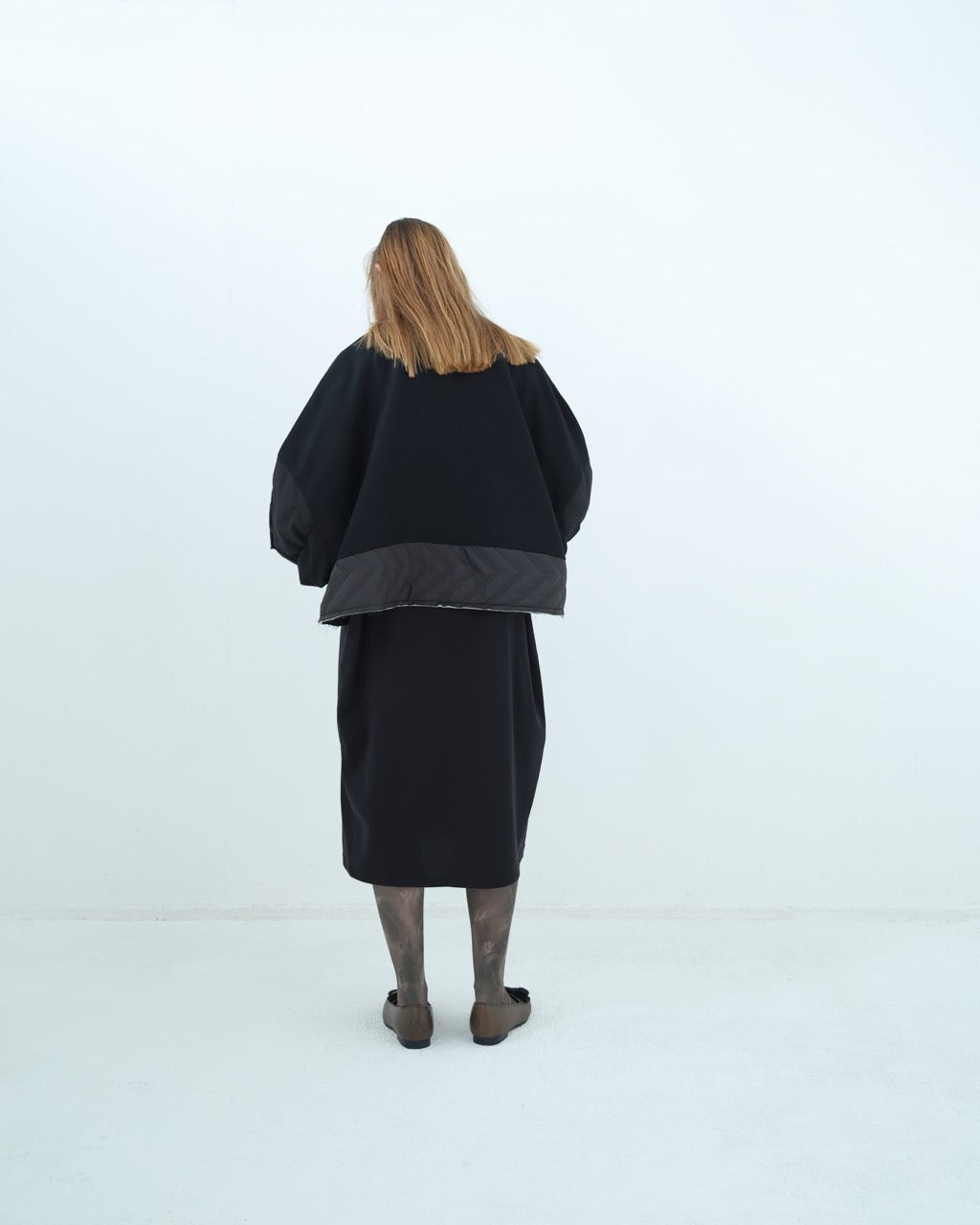 先行予約 BEDSIDEDRAMA / Dreamin' Mix Poncho Short Coat