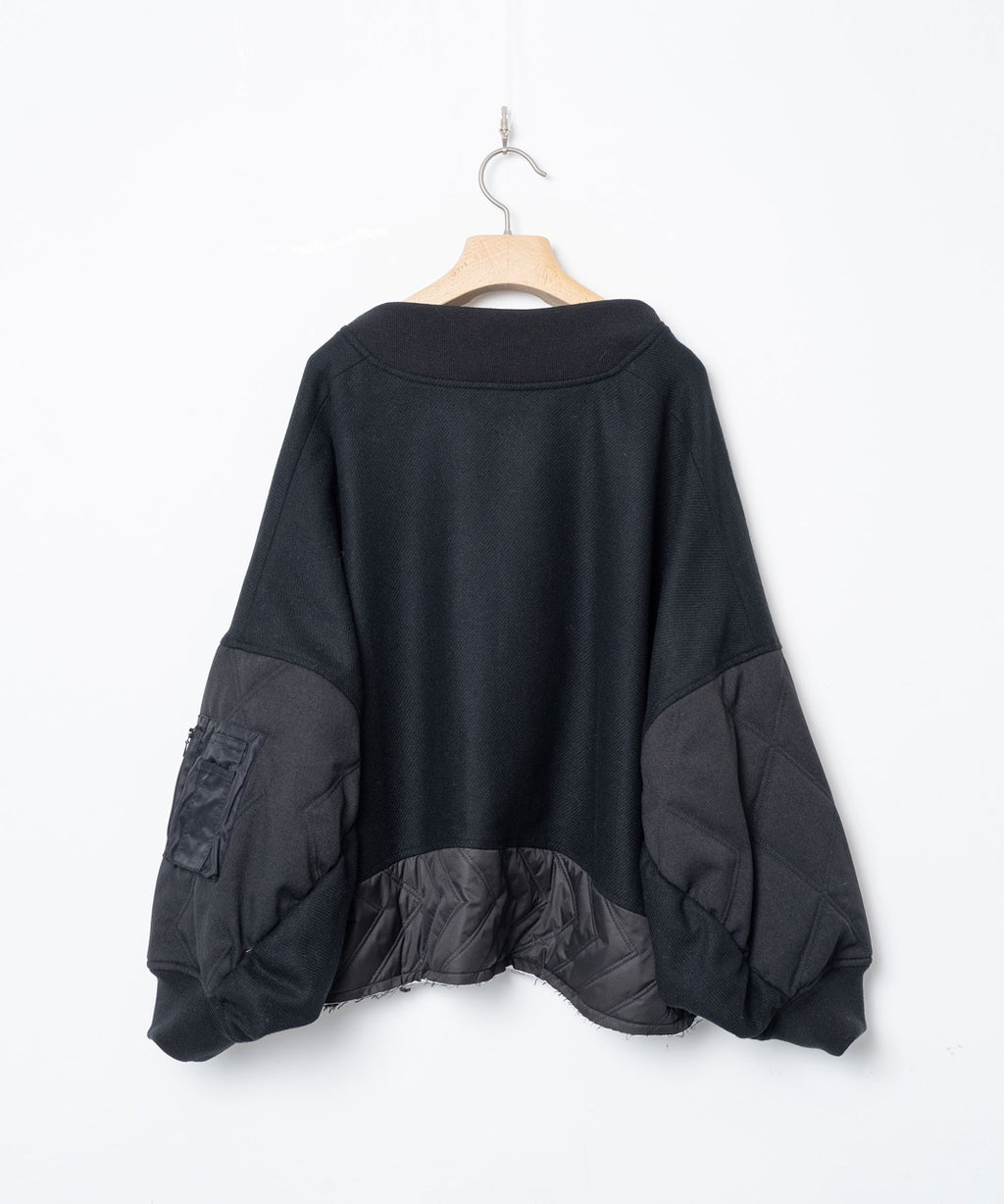 先行予約 BEDSIDEDRAMA / Dreamin' Mix Poncho Short Coat