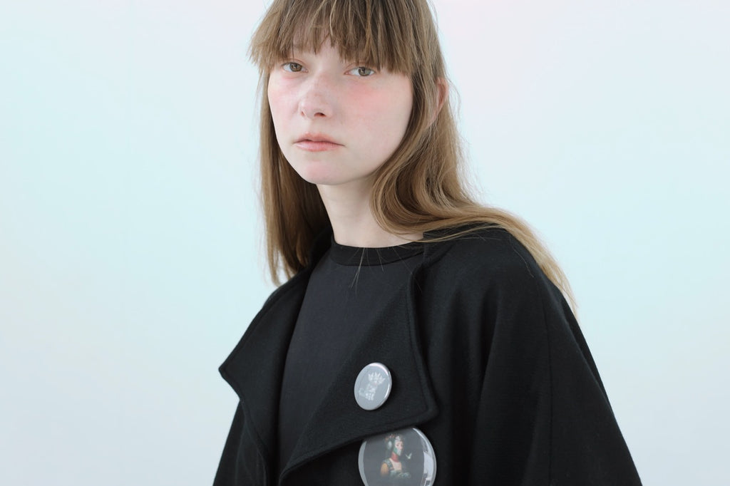 先行予約 BEDSIDEDRAMA / Dreamin' Mix Poncho Short Coat