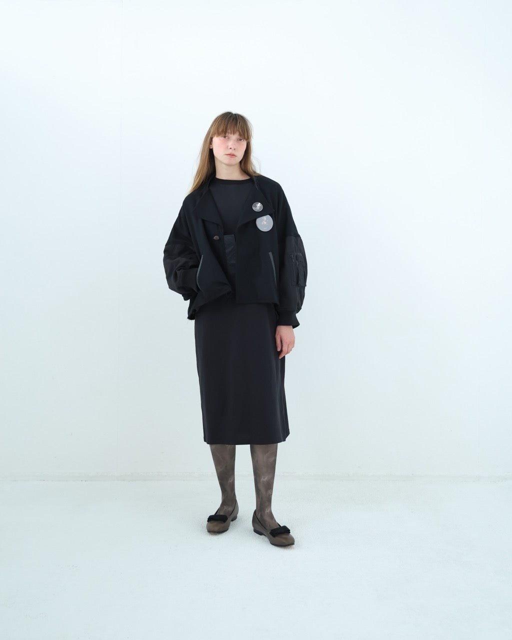 先行予約 BEDSIDEDRAMA / Dreamin' Mix Poncho Short Coat