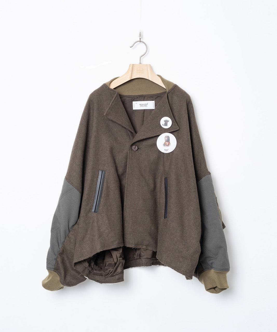 先行予約 BEDSIDEDRAMA / Dreamin' Mix Poncho Short Coat