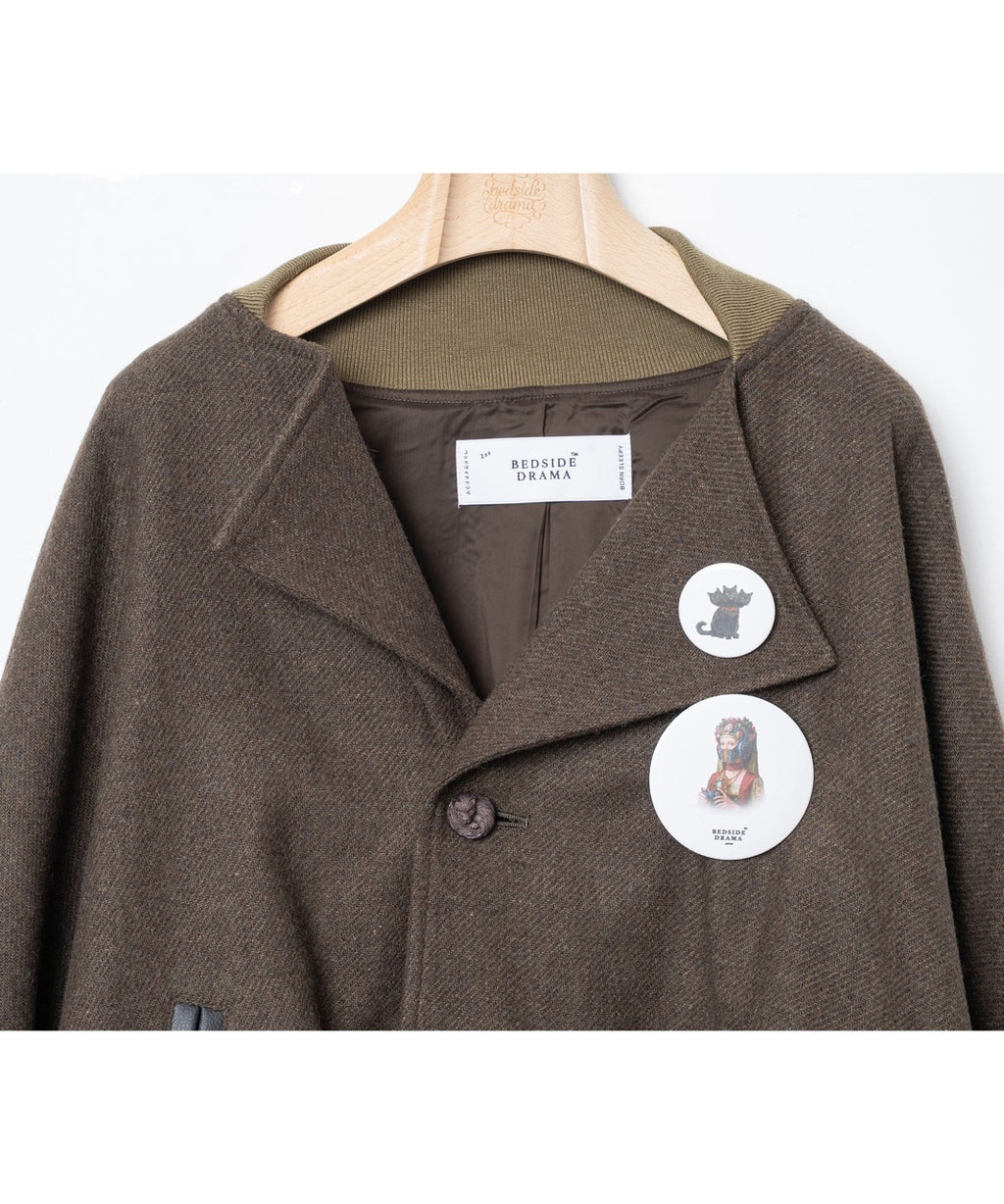 先行予約 BEDSIDEDRAMA / Dreamin' Mix Poncho Short Coat