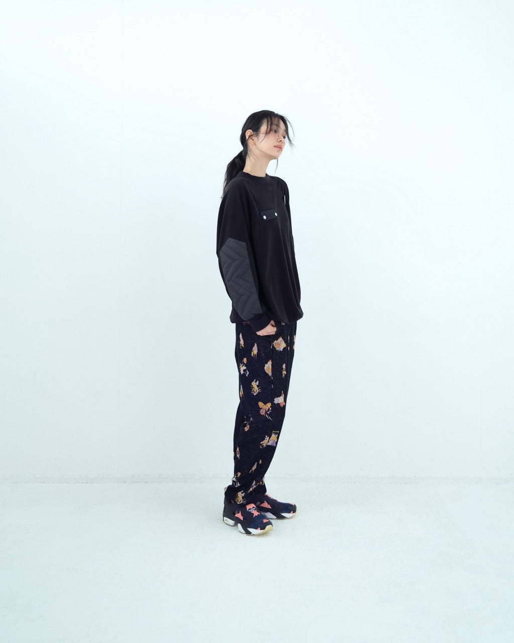 先行予約 BEDSIDEDRAMA / Quilt Patch Pulover