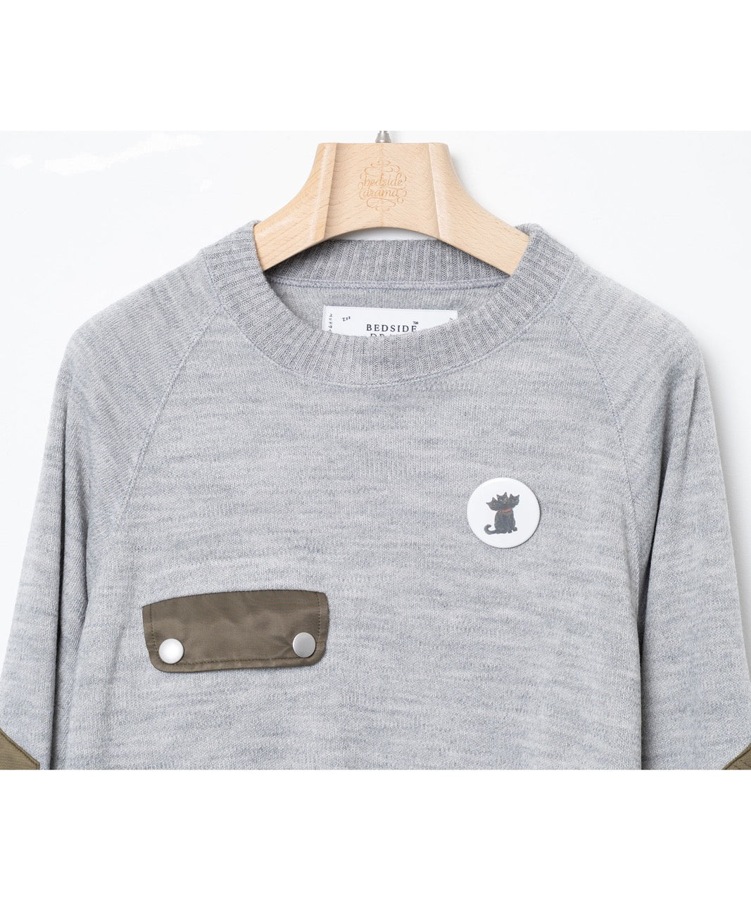 先行予約 BEDSIDEDRAMA / Quilt Patch Pulover