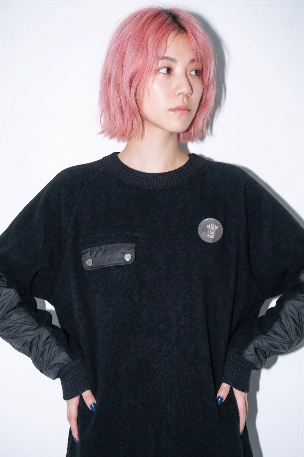 先行予約 BEDSIDEDRAMA / Quilt Patch Pulover