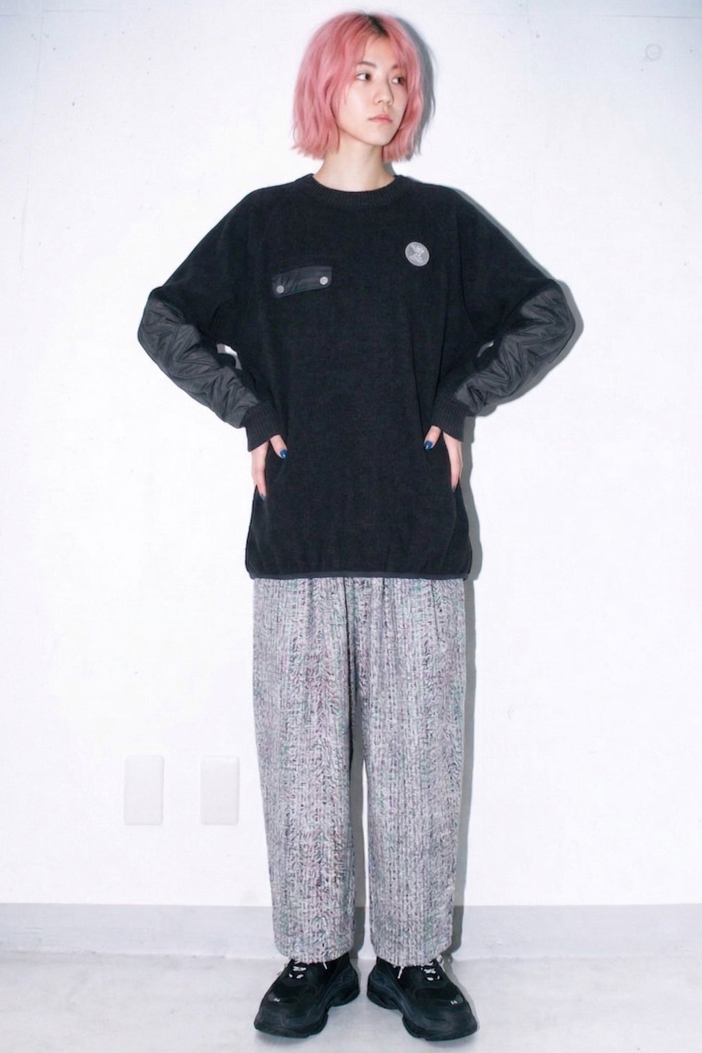 先行予約 BEDSIDEDRAMA / Quilt Patch Pulover