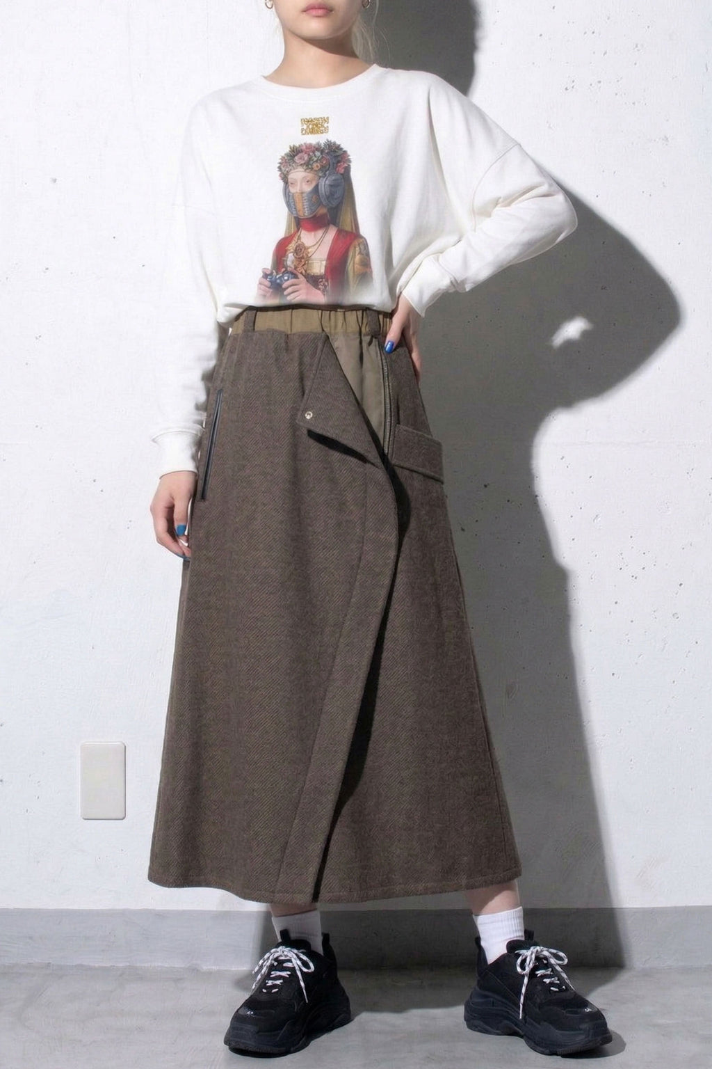 先行予約 BEDSIDEDRAMA / Dreamin' Surf Rider Skirt
