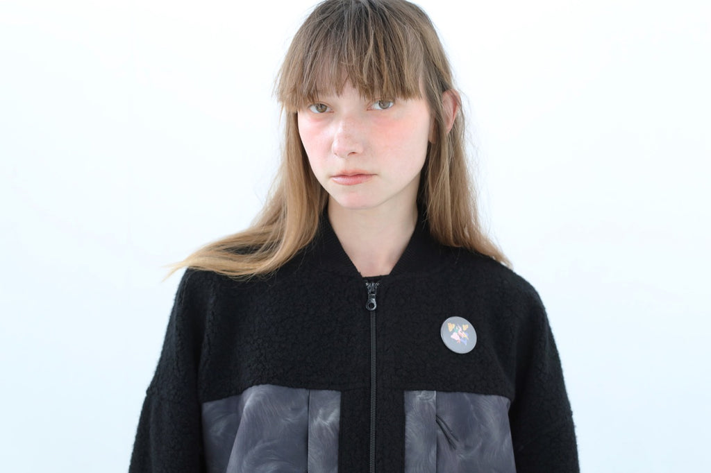 先行予約 BEDSIDEDRAMA / Outdoor Big Pocket Mix Blouson