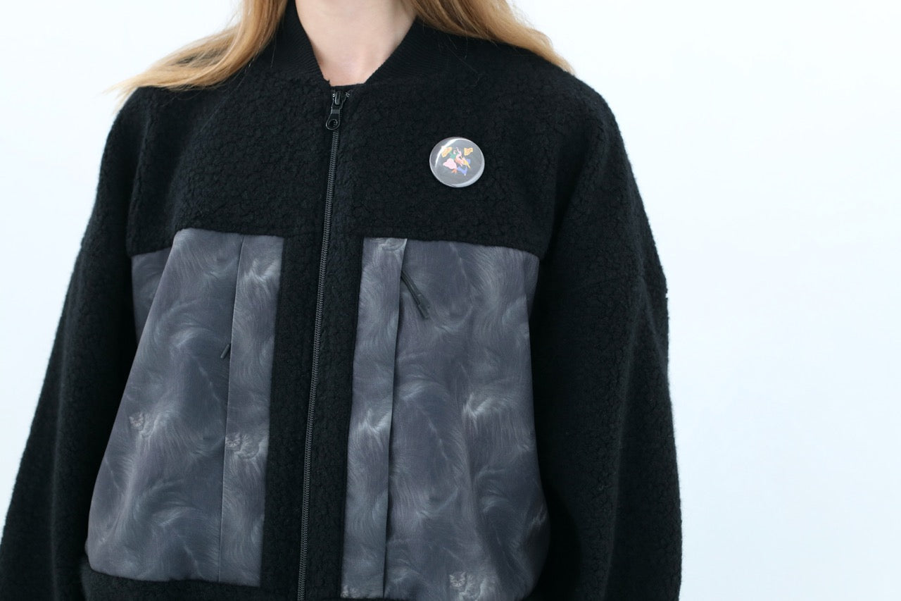 先行予約 BEDSIDEDRAMA / Outdoor Big Pocket Mix Blouson
