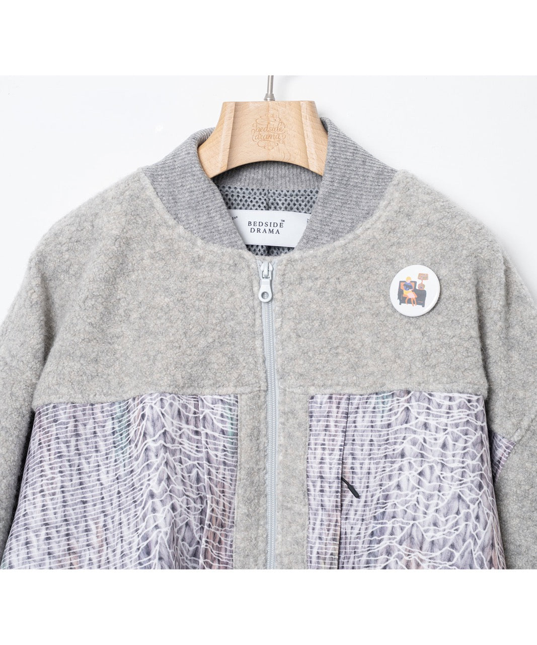 先行予約 BEDSIDEDRAMA / Outdoor Big Pocket Mix Blouson
